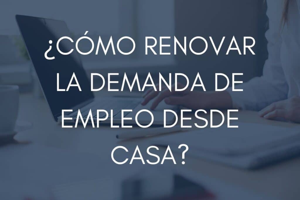 Renovar Demanda De Empleo